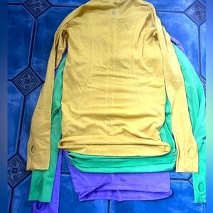 Lululemon - Bundle 3- Swift long Sleeves - size 6